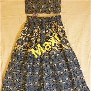 Maxi Skirt w/head wrap